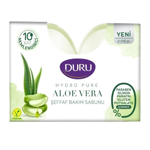 Duru Duş Sabunu Hydra Pure Aloe Vera 2 Li 270 Gr