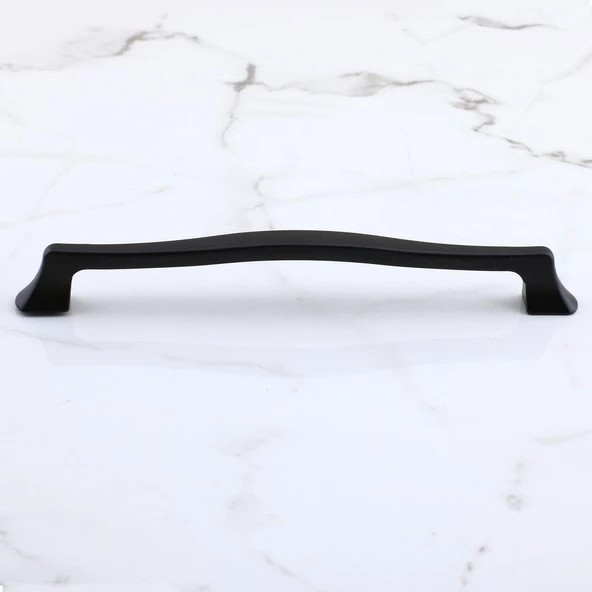 Venüs Siyah Metal Kulp 160 mm -16 cm Mobilya Çekmece Mutfak Dolabı Dolap Kulpları Kulbu Kulpu Siyah - 8