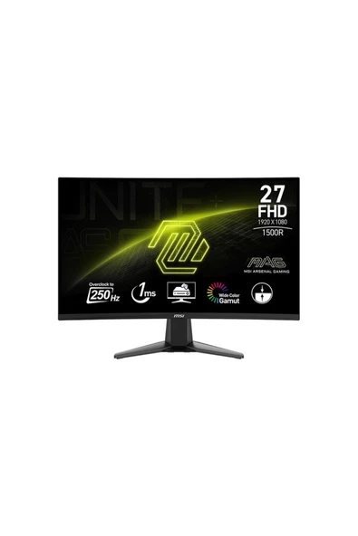 MSI MAG 27C6X 27 1920x1080 250Hz 1ms HDMI DP Curved Adaptive Sync Curved Gaming Monitor