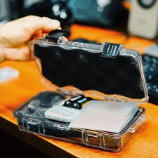 Safari Case Sf-1580s Suya Toza Dayanıklı Değerli Eşya Saklama Ve Taşıma Kutusu Küçük Süngerli Siyah - Resim 3