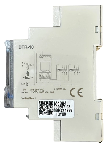 Entes DTR-10 16A Astronomik Zaman Rölesi (4 Adet) - 4