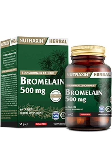 Nutraxin Bromelain 60 Kapsül