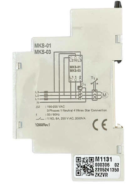 Entes MKS-01 Motor Faz Koruma Rölesi - 3
