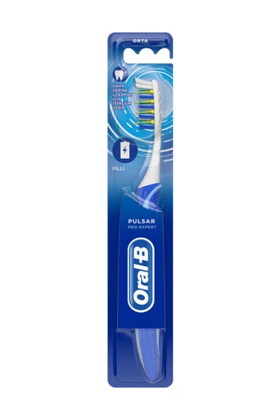 Oral-B Diş Fırçası Pilli Titreşimli Pro-Expert Pulsar 35 Orta