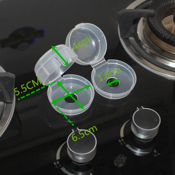 Çocuk Bebek Koruma Güvenlik Ocak Gaz Fırın Düğmesi Kilidi 2 Adet - 3