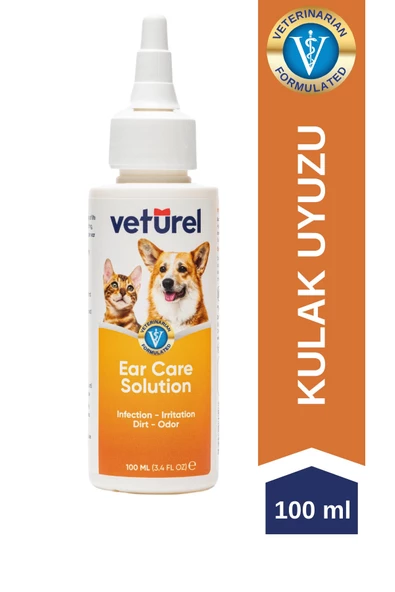 Kedi Kulak Temizleme Solüsyonu Kir Enfeksiyon Kaşıntı Köpek Kulak Uyuzu Koku Önleyici Bakım 100ml