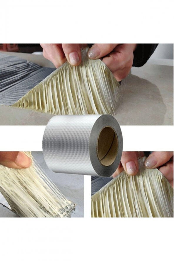 Waterproof Tape Su Geçirmez Güçlü Tamir Bandı Çamur Bant Duvar Çatlakları Çatı Cam Demir Beton Pimaş - 2