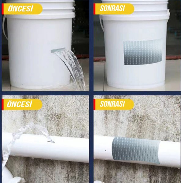 Waterproof Tape Su Geçirmez Güçlü Tamir Bandı Çamur Bant Duvar Çatlakları Çatı Cam Demir Beton Pimaş - 3