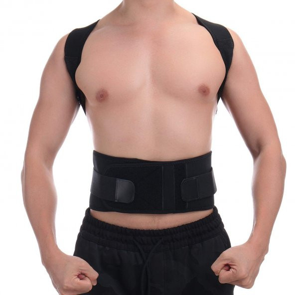 Medikal Ortopedik Kanburluk Önleyici Manyetik Dik Duruş Korsesi - 4