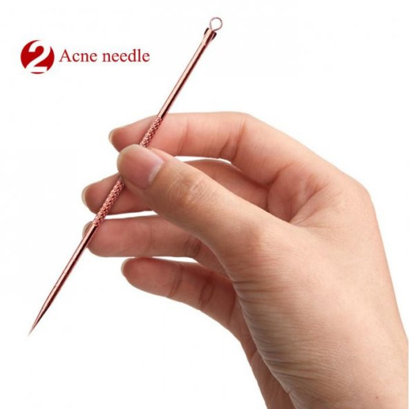 4 Parça Kutulu Paslanmaz Çelik Sivilce Akne Siyah Nokta Komedon - 5