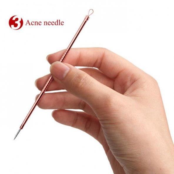 4 Parça Kutulu Paslanmaz Çelik Sivilce Akne Siyah Nokta Komedon - 6