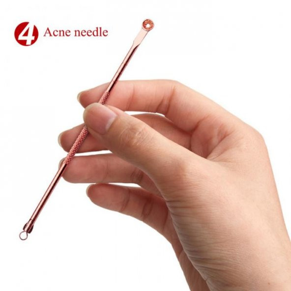 4 Parça Kutulu Paslanmaz Çelik Sivilce Akne Siyah Nokta Komedon - 7