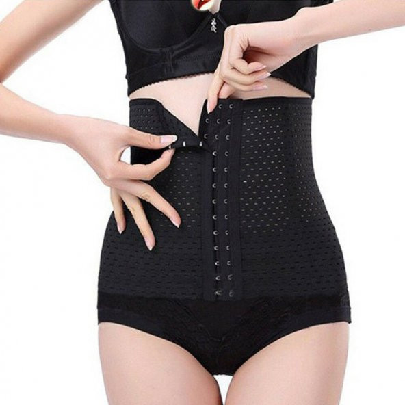3 Kademe Unisex Inceltici Vücut Şekillendirici Zayıflatıcı Sıkılaştırıcı Lohusa Bel Korsesi - 6