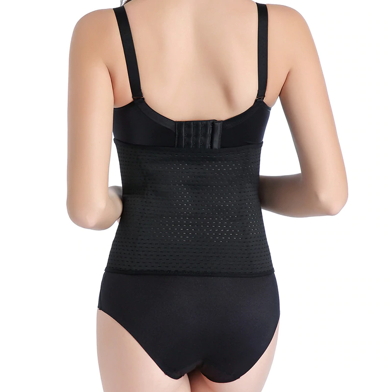 Bel İnceltici Korse Vücut Şekillendirici Doğum Sonrası Toparlayıcı Katlanmayı Önleyici 4 Adet Çelik Balenli - 8