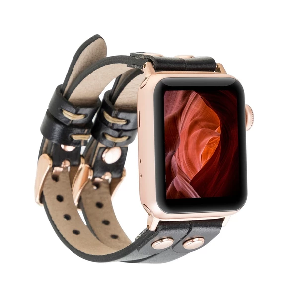 Apple Watch Uyumlu Deri Kordon Ely Double Tour RST1