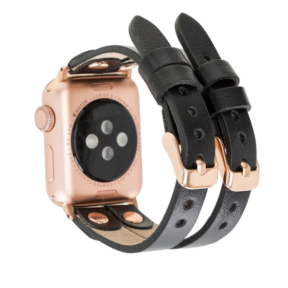 Apple Watch Uyumlu Deri Kordon Ely Double Tour RST1 - 2