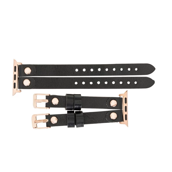 Apple Watch Uyumlu Deri Kordon Ely Double Tour RST1 - 4