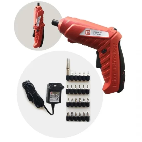 PERFORMANCE POWER 3,6V Lİ-İON 1,3AH AKÜLÜ VİDALAMA + 24 PARÇA AKSESUAR - 2