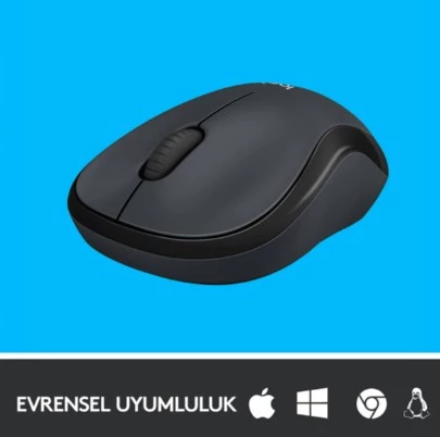 Logıtech M220 Sessiz Kompakt Kablosuz Mouse-Siyah 910-004878 - 2