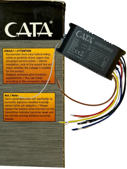 Cata CT-9154 4'Lü Aydınlatma Kumandası (4 Adet) - 4