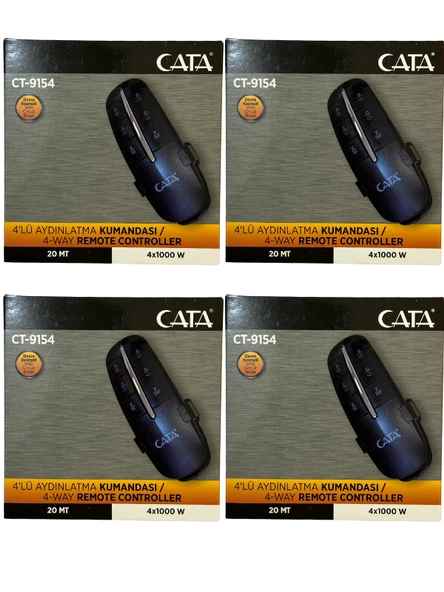 Cata CT-9154 4'Lü Aydınlatma Kumandası (4 Adet)