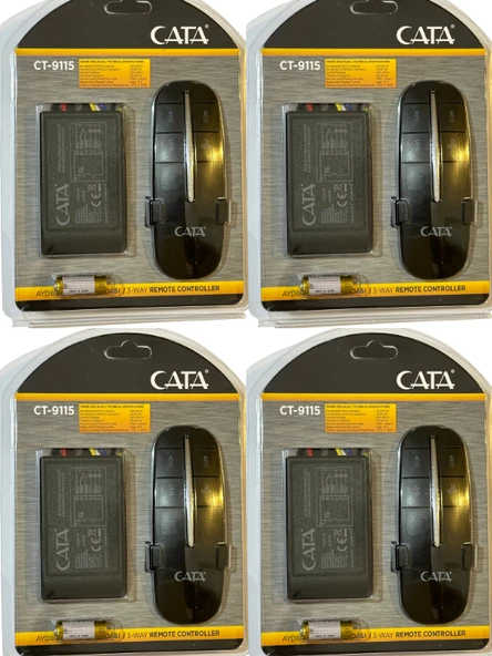 Cata CT-9115 3'Lü Aydınlatma Kumandası (4 Adet)