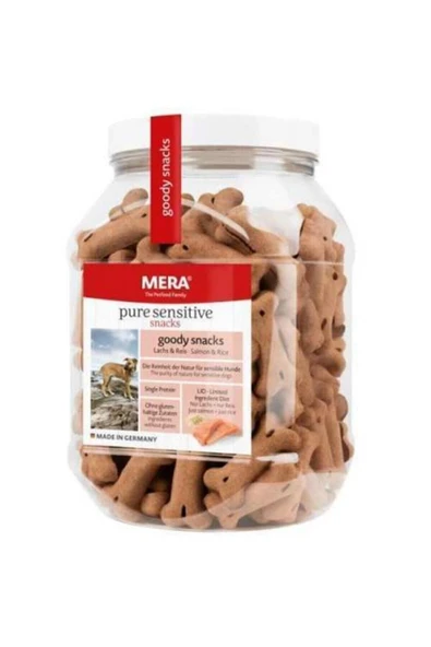 Mera Köpek Ödül Maması Pure Goody Snacks Somonlu Ve Pirinçli 600 Gr ürün görseli