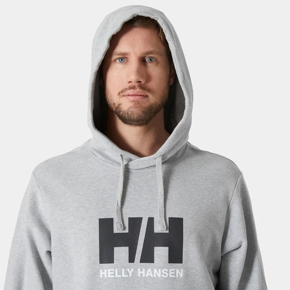 Helly Hansen HH Logo 2.0 Kapişonlu Erkek Sweatshirt HHA.30394.990 - Resim 4