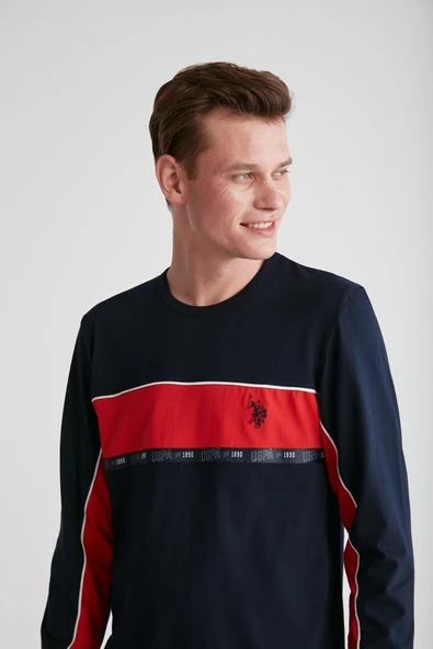 U.S. Polo Assn. 18725 Erkek Yuvarlak Yaka Pijama Takım - 10