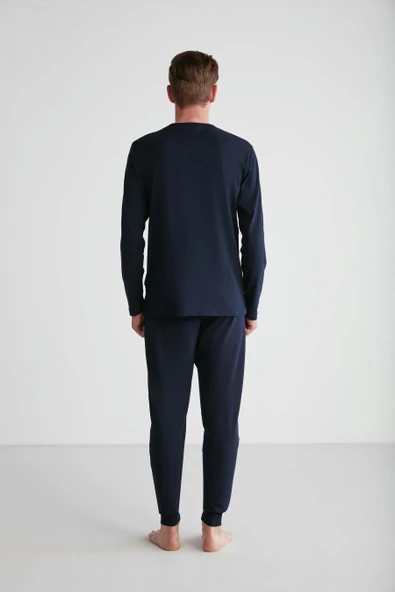 U.S. Polo Assn. 18725 Erkek Yuvarlak Yaka Pijama Takım - 11