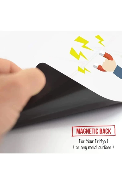 Contacall Pvc Yüzey Tabaka Levha Mıknatıs Magnet 1 mm Kalınlık 61x101 cm - 3