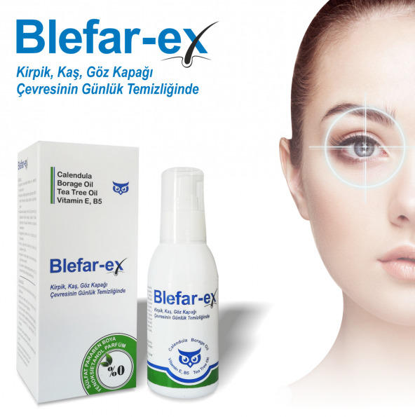 Blefarex Göz Şampuanı Kirpik Şampuanı 100ml