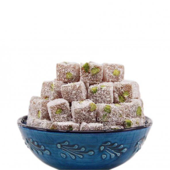 Çifte Kavrulmuş Lokum Antep Fıstıklı 1 KG - 2
