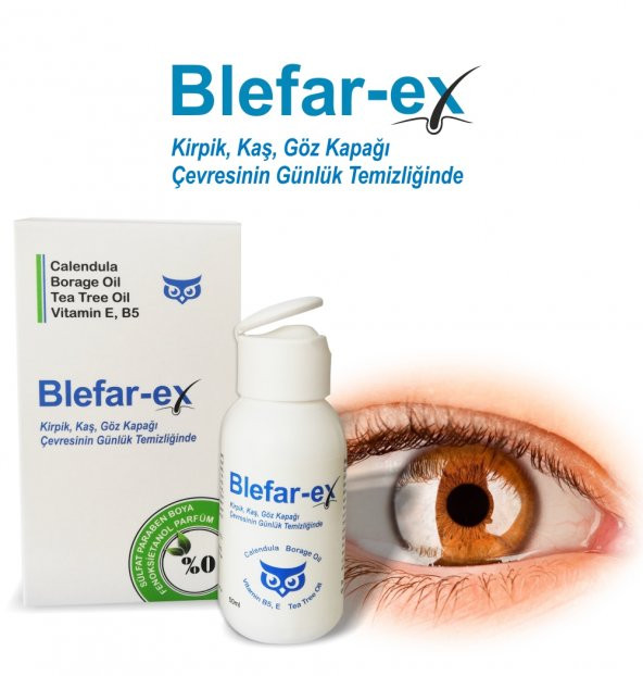 Blefarex Göz Şampuanı, Kirpik Şampuanı 50ml