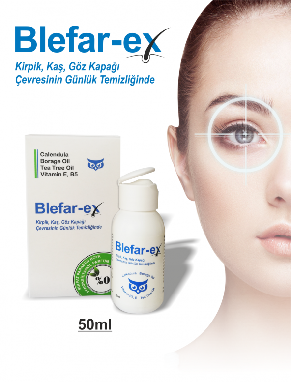 Blefarex Göz Şampuanı, Kirpik Şampuanı 50ml - 3