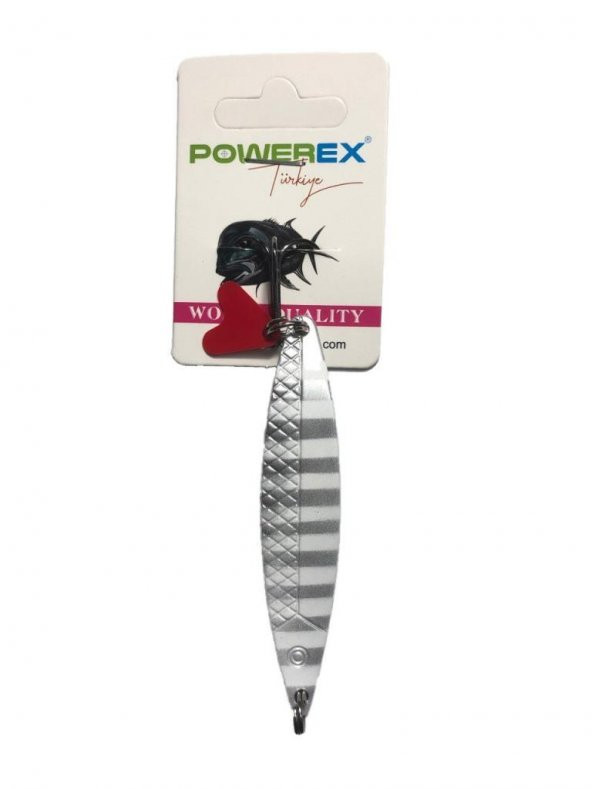 Powerex Pilgrim 26.5 gr 8.6 cm Metal Kaşık Zebra/Grey/White Mod.204