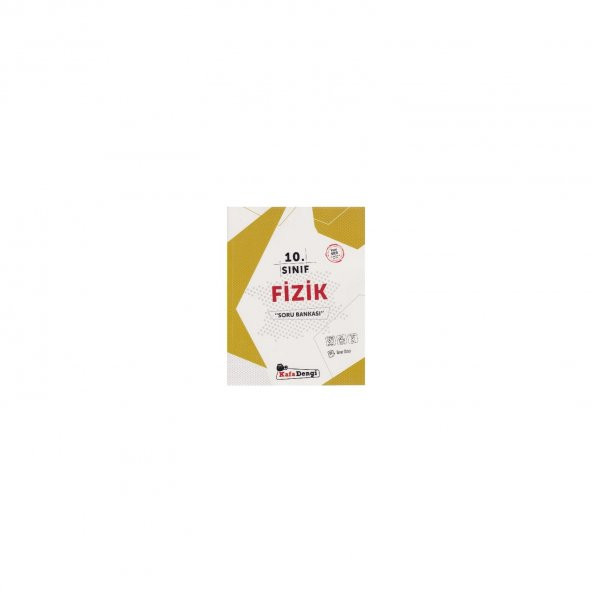 Kafa Dengi Yayınları 10. Sınıf Fizik Soru Bankası Video Çözümlü - Ömer Öztel - 1