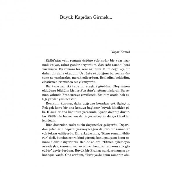 Son Ada - Zülfü Livaneli - Resim 5