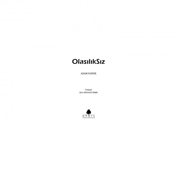 Olasılıksız - Adam Fawer - 2
