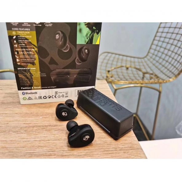 Skullcandy MJ-8099 Şarj Kutusu ile Mikrofonlu Kablosuz Kulaklık İçi Bluetooth