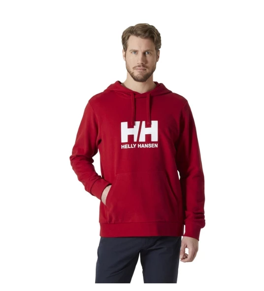 Helly Hansen HH Logo 2.0 Kapişonlu Erkek Sweatshirt HHA.30394.162 - Resim 4