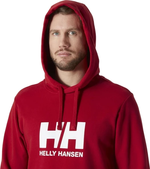 Helly Hansen HH Logo 2.0 Kapişonlu Erkek Sweatshirt HHA.30394.162 - Resim 3