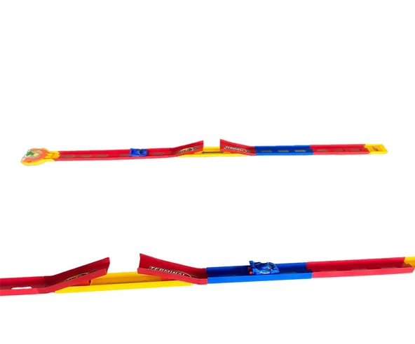 Oyuncak Araba Fırlatma Pisti 122 Cm Ve 2  Araba - 3