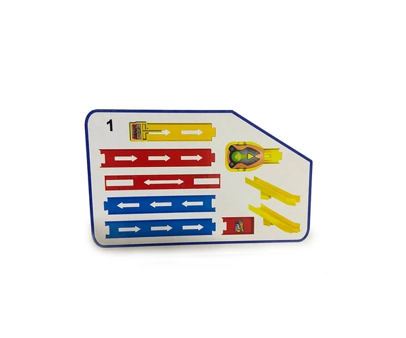 Oyuncak Araba Fırlatma Pisti 122 Cm Ve 2  Araba - 2