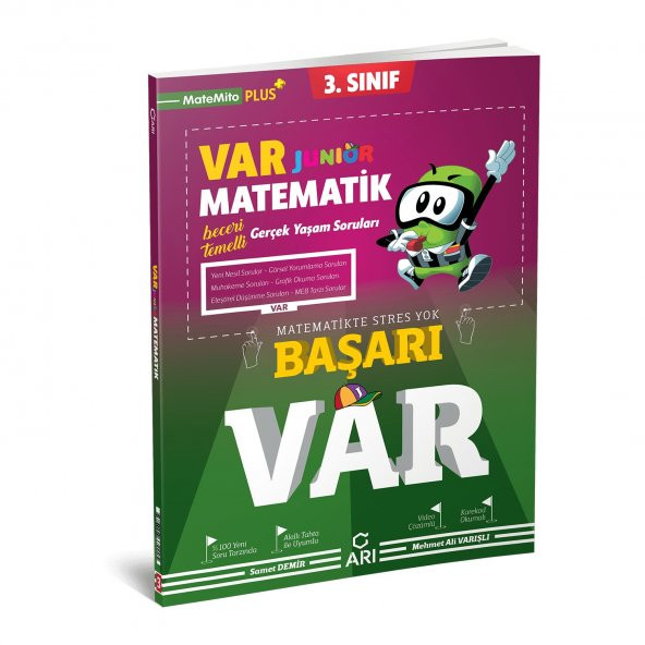 Arı Yayıncılık Var Junior Matematik Soru Bankası 3. Sınıf