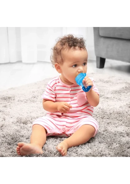 Sevi Bebe Sevi Bebe Silikon Meyve Emzik Diş Kaşıyıcı-PEMBE - 4