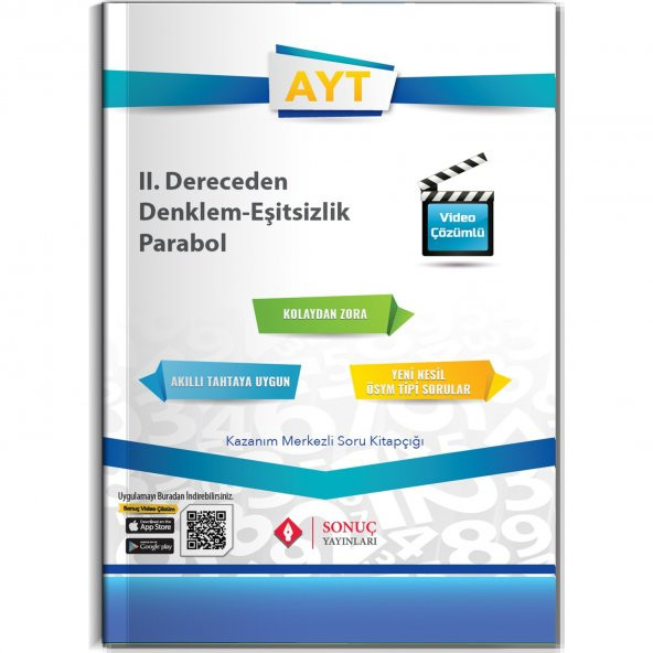 Sonuç Yayınları AYT II. Dereceden Denk. Eşitsizlik Parabol 2021