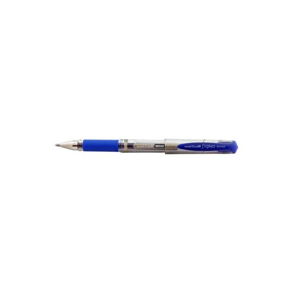 Uni-Ball Roller Kalem Signo Broad Jel Bilye Uç İmza Kalemi 1.0 MM Mavi Siyah UM-153