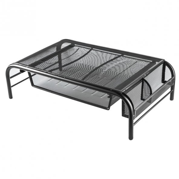 Office Force Raflı Ve 2 Cepli Monitör Ekran Yükseltici Gümüş - 4