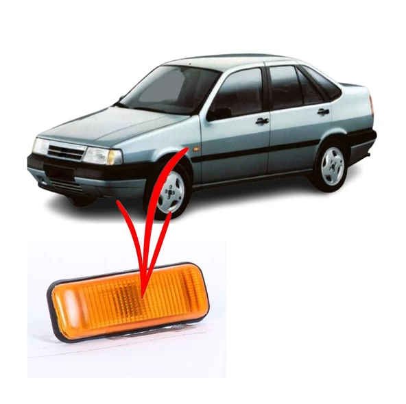 Fiat Tempra Yan Çamurluk Sinyali 1991-1999 - 2